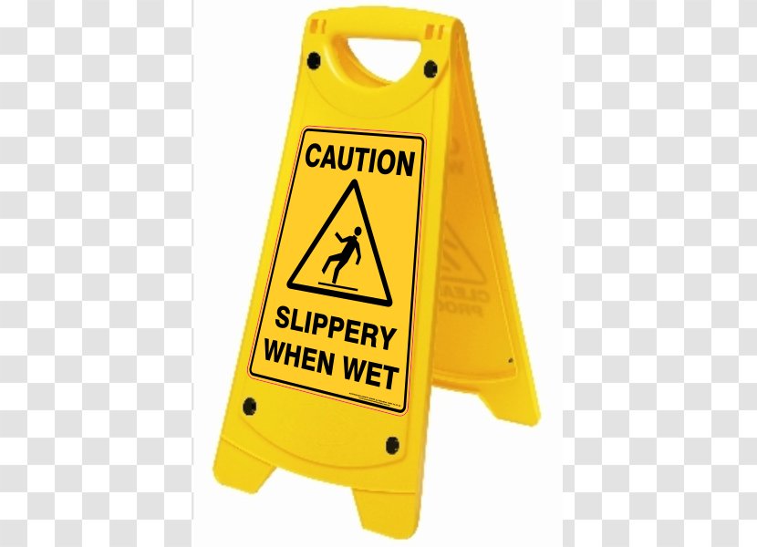 Wet Floor Sign Signage Safety - Cleaning Transparent PNG