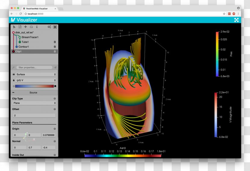 VTK ParaView Computer Software Kitware Scientific Visualization - Rendering - 3dma Renderings Transparent PNG