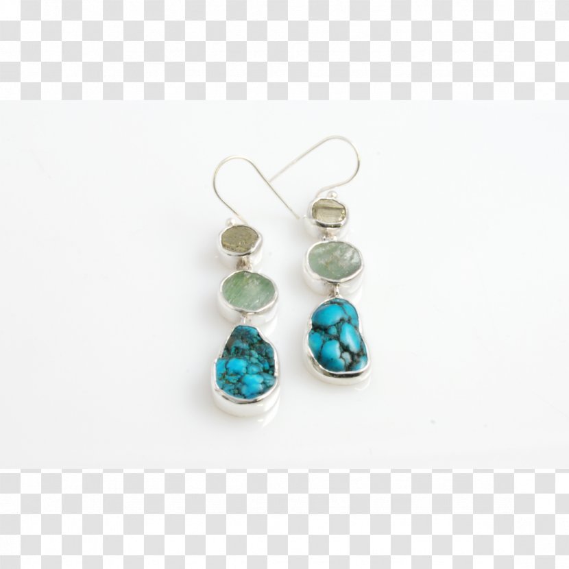 Turquoise Earring Italy Bead Silver Transparent PNG