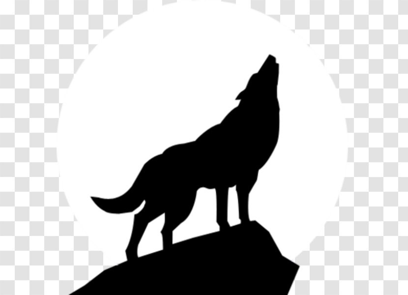 Gray Wolf Stencil Silhouette Art Clip - Dog Breed - Head Outline Transparent PNG