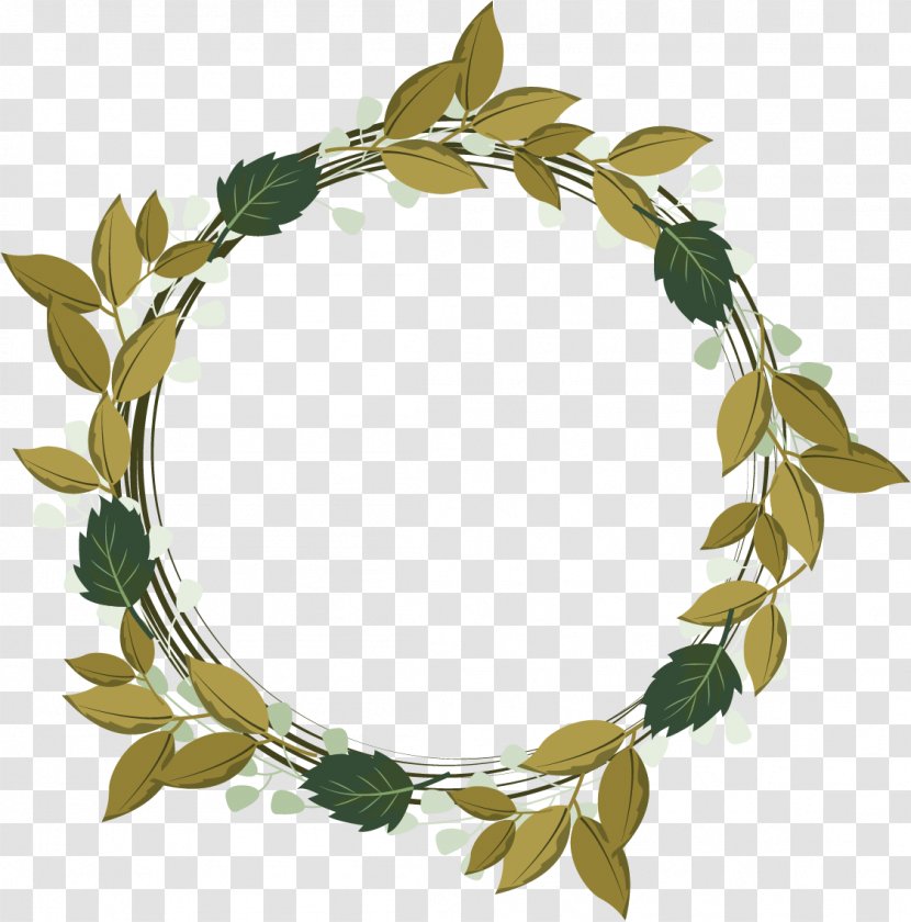 Euclidean Vector Decorative Arts - Tag Leaf Garland Transparent PNG