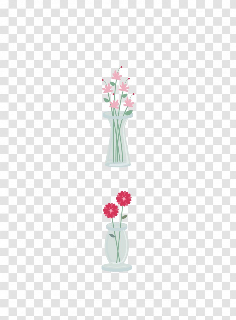 Petal Vase Floral Design Pattern - Vector Material Transparent PNG