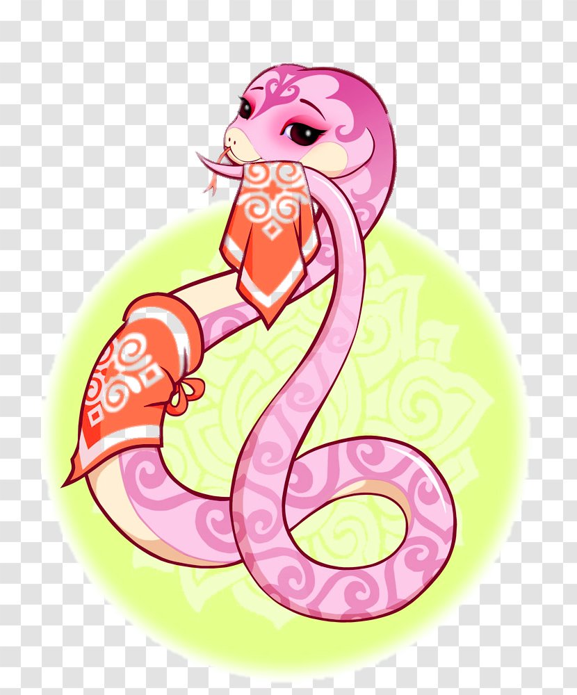 Snake Chinese Zodiac Fortune-telling New Year Ox - Month - Creative Beauty Transparent PNG