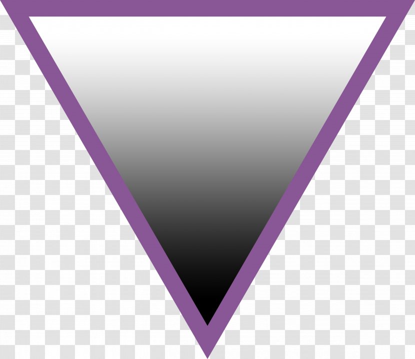 Asexuality Triangle Asexual Visibility And Education Network Rainbow Flag Pride Parade - Bisexuality Transparent PNG