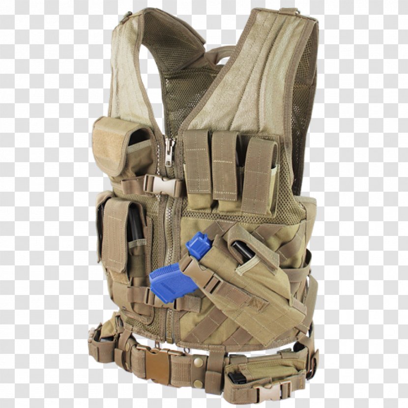 Gilets Bullet Proof Vests MOLLE タクティカルベスト Coyote Brown - Belt - Swat Helmet Transparent PNG