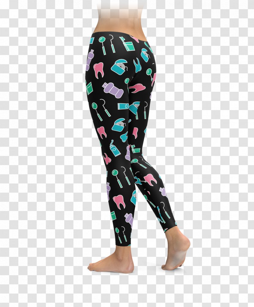 Leggings Hoodie Low-rise Yoga Pants Clothing - Cartoon - Dental Hygienist Transparent PNG