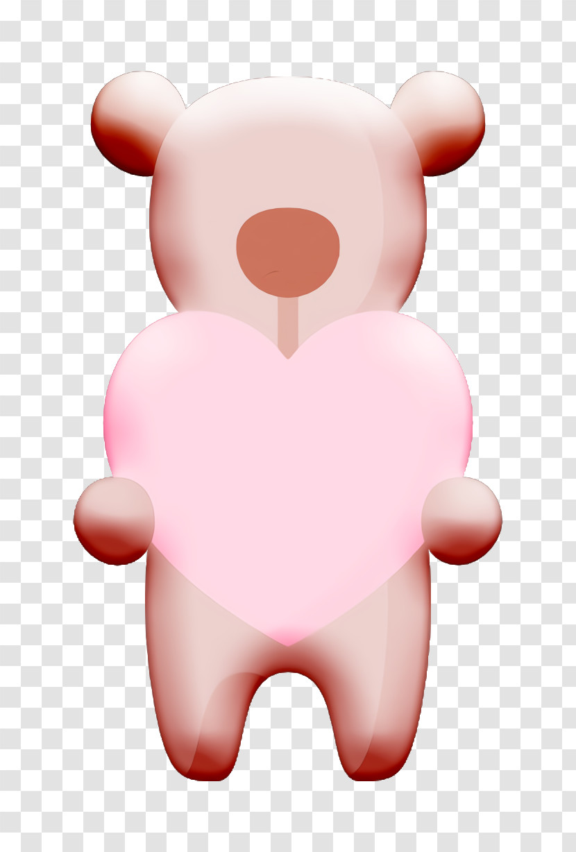 Love Icon Bear Icon Toy Icon Transparent PNG
