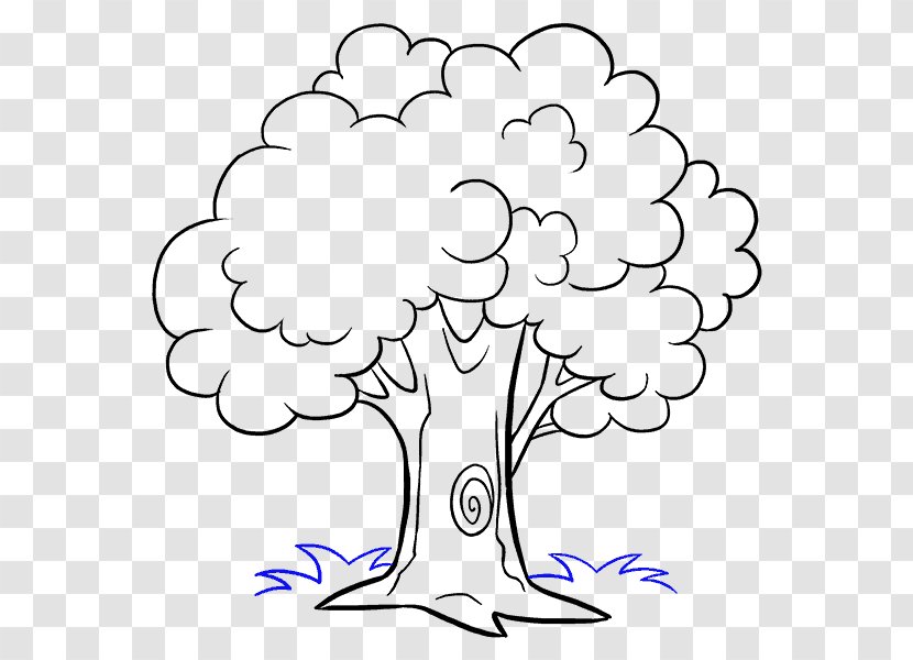 How To Draw Trees Drawing Cartoon Sketch - Howto - Tree Transparent PNG