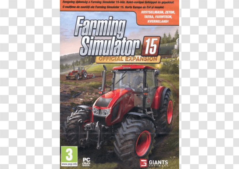 Farming Simulator 15 17 PlayStation 3 Xbox 360 2013 - Computer Software Transparent PNG