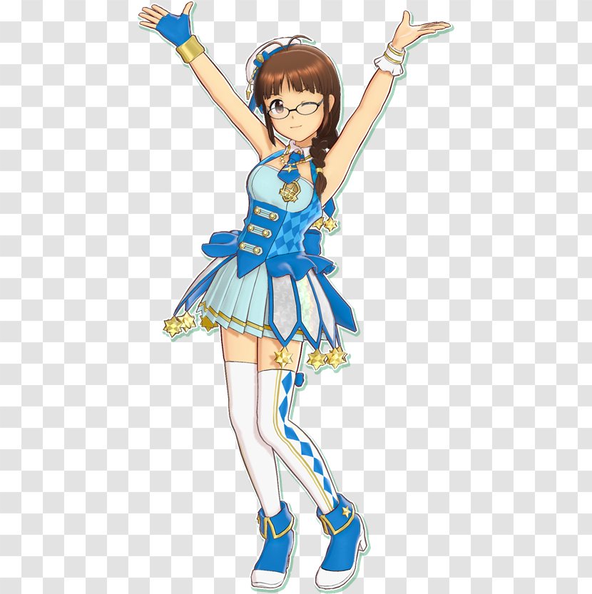 The Idolmaster Platinum Stars Ritsuko Akizuki PlayStation 4 THE IDOLM@STER PLATINUM MASTER Seiyu - Watercolor - Kawai Transparent PNG