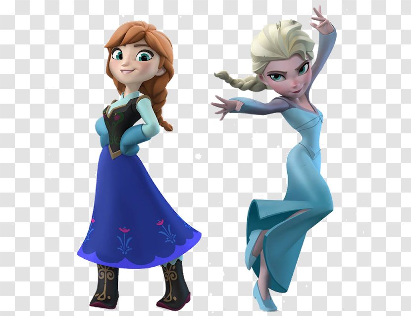 Frozen Elsa Anna Disney Infinity The Snow Queen - Figurine Transparent PNG