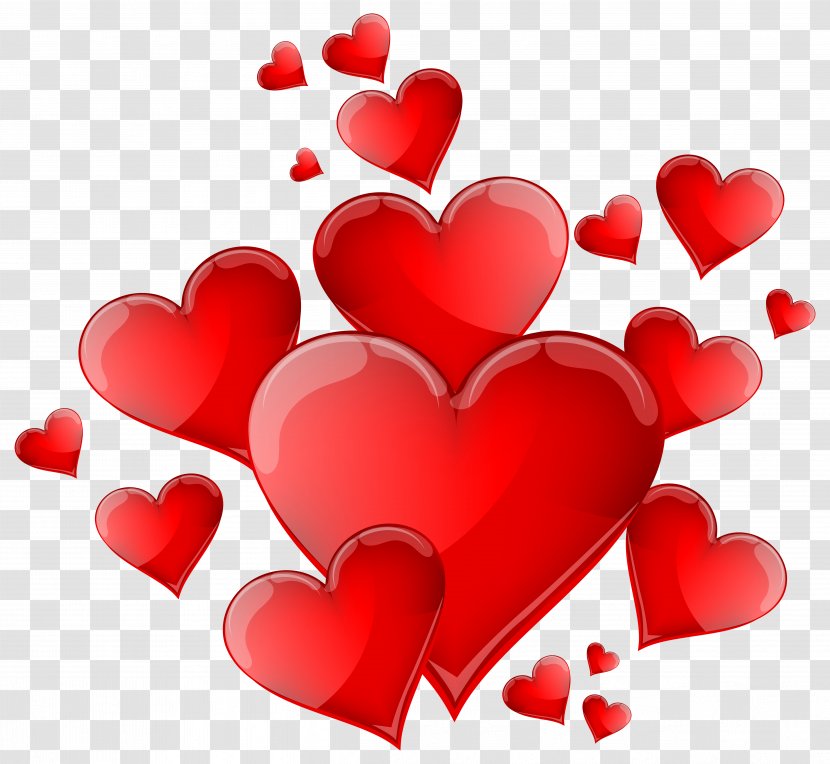 Heart Clip Art - Red - Hearts Transparent PNG