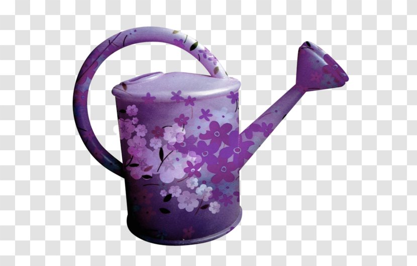 Watering Can Clip Art - Purple - Water Bottle Transparent PNG