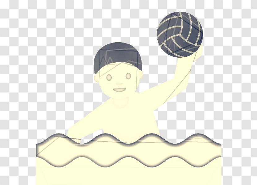 Volleyball Cartoon - Hat - Water Polo Ball Transparent PNG
