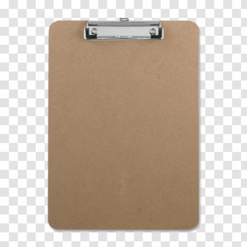 Paper Clip Clipboard Hardboard Project - Office Supplies Transparent PNG