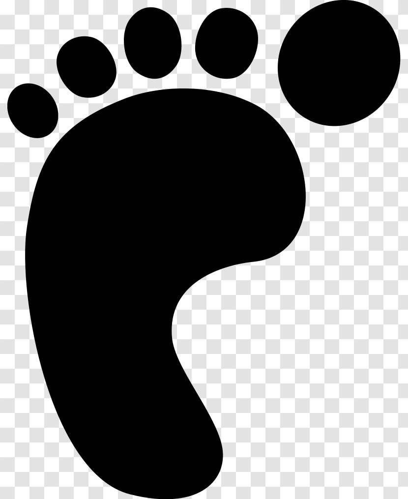Bigfoot Footprint Clip Art - Monochrome Photography - Footprints Transparent PNG