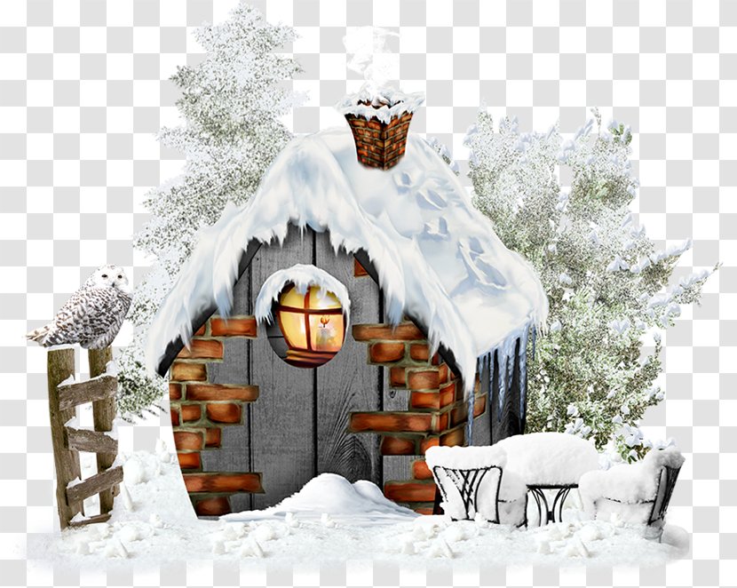 Snow Winter - House - Snow-covered Transparent PNG