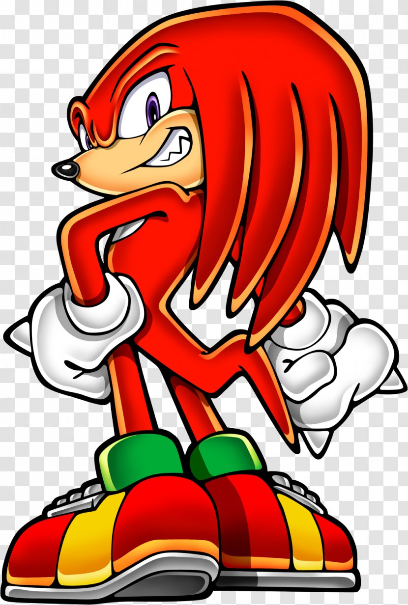 Knuckles The Echidna Sonic & Advance 2 Hedgehog 3 - Beak Transparent PNG