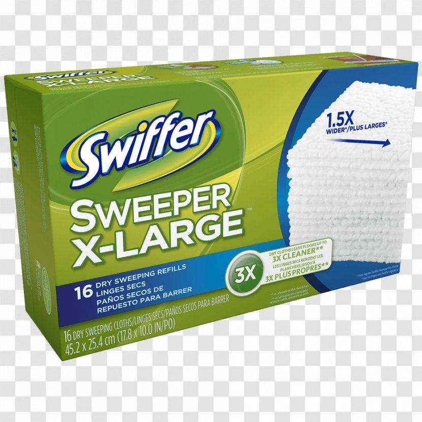 Household Cleaning Supply Kit Démarrage De Nettoyage Pour Sols Swiffer XXL + 8 Chiffons Secs Cotton Duck Transparent PNG
