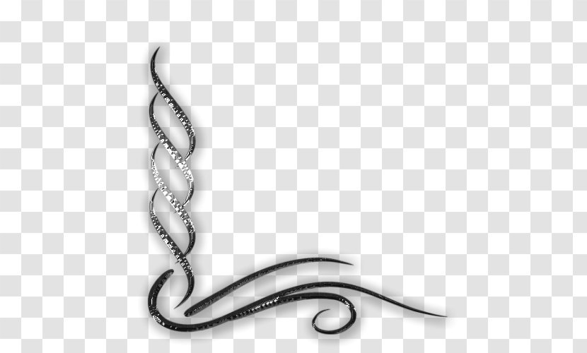 Body Jewellery Chain - Black And White - Kenar Transparent PNG