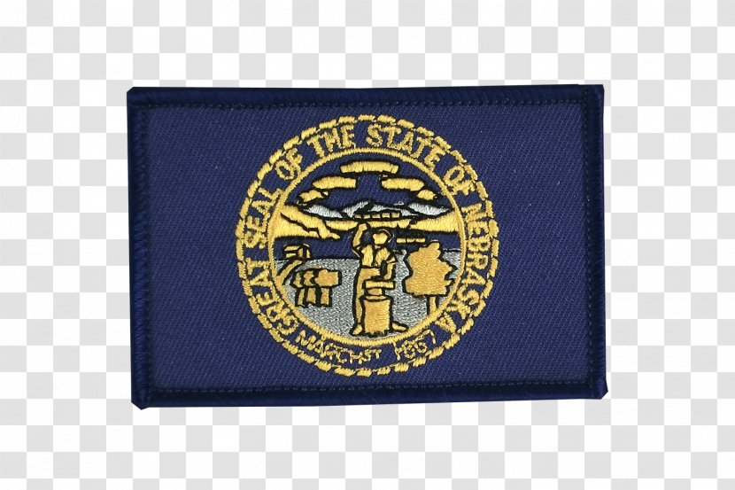Emblem Embroidered Patch Flag Nebraska Transparent PNG