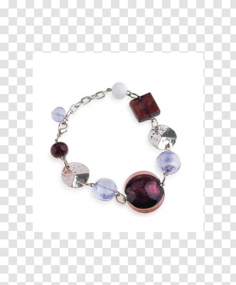 Amethyst Bracelet Necklace Bead Silver Transparent PNG