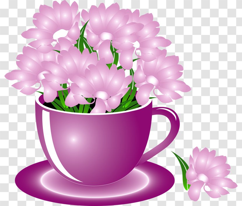 Month Happiness Blessing Wish Idea - Greeting - Flowers Cup Transparent PNG