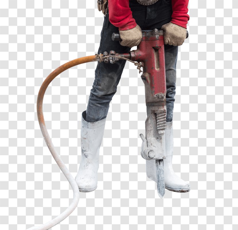 Architectural Engineering Construction Worker Jackhammer Laborer Augers - Hammer Drill - Rock Top View Transparent PNG