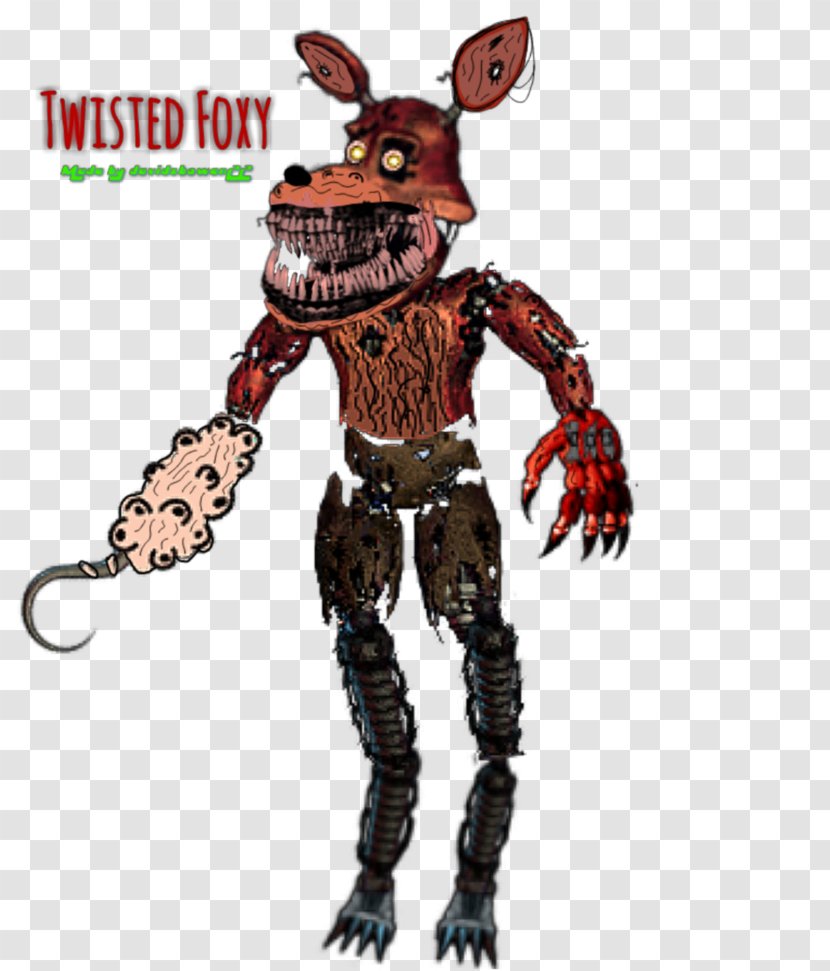 Five Nights At Freddy's 4 Freddy's: The Twisted Ones Animatronics Drawing - Fictional Character - Foxy De Fnaf Transparent PNG