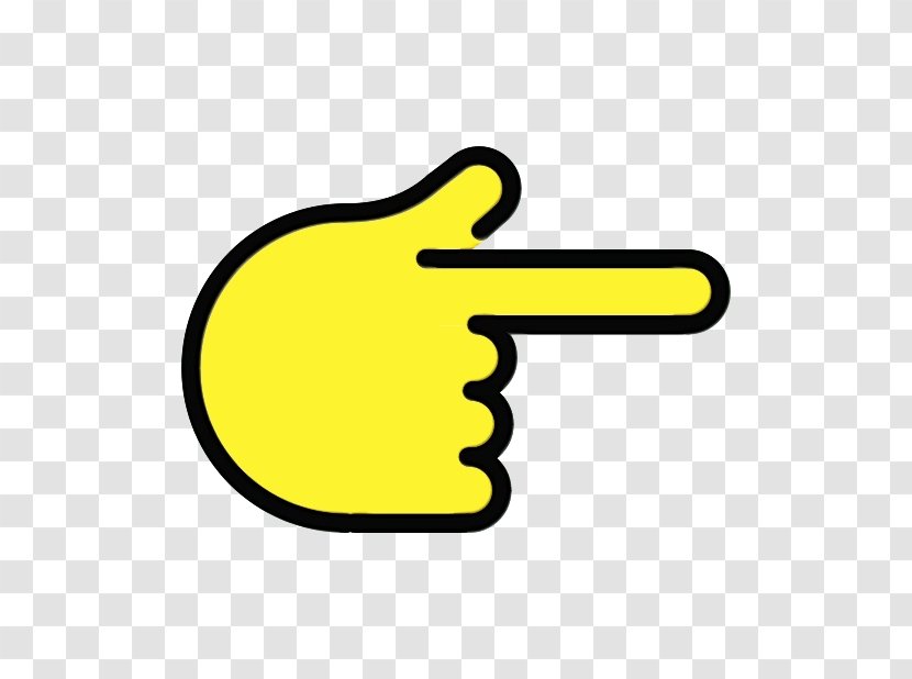 Yellow Background - Thumb - Symbol Hand Transparent PNG