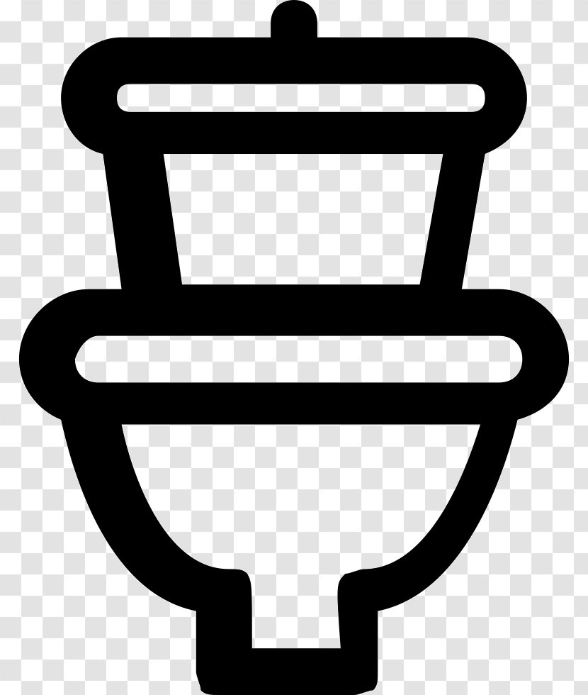 Toilet Black And White Defecation Transparent PNG