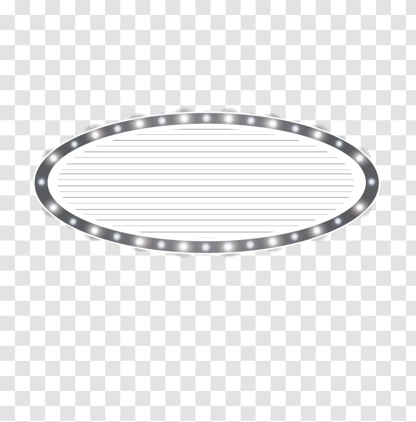 Circle Light - Black And White - Vector Round Board Transparent PNG