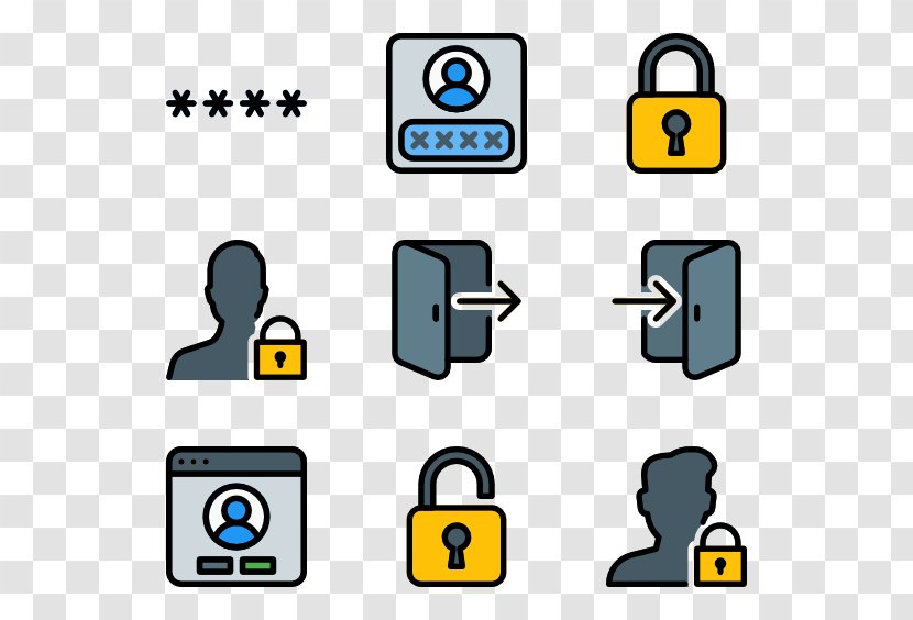 Login - Padlock - Arrow Pack Transparent PNG