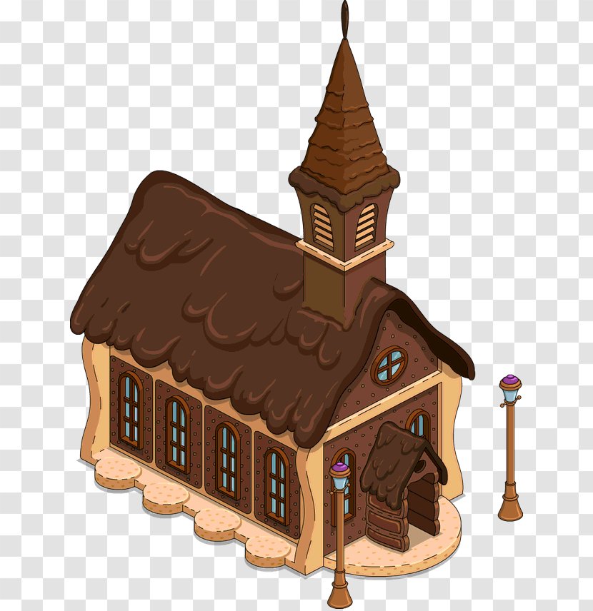 The Simpsons: Tapped Out Chocolate House Chapel Clip Art - Silhouette - Birdbath Cherub Fountain Transparent PNG