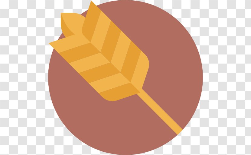 Line Commodity Angle - Orange - Wheat Icon Transparent PNG