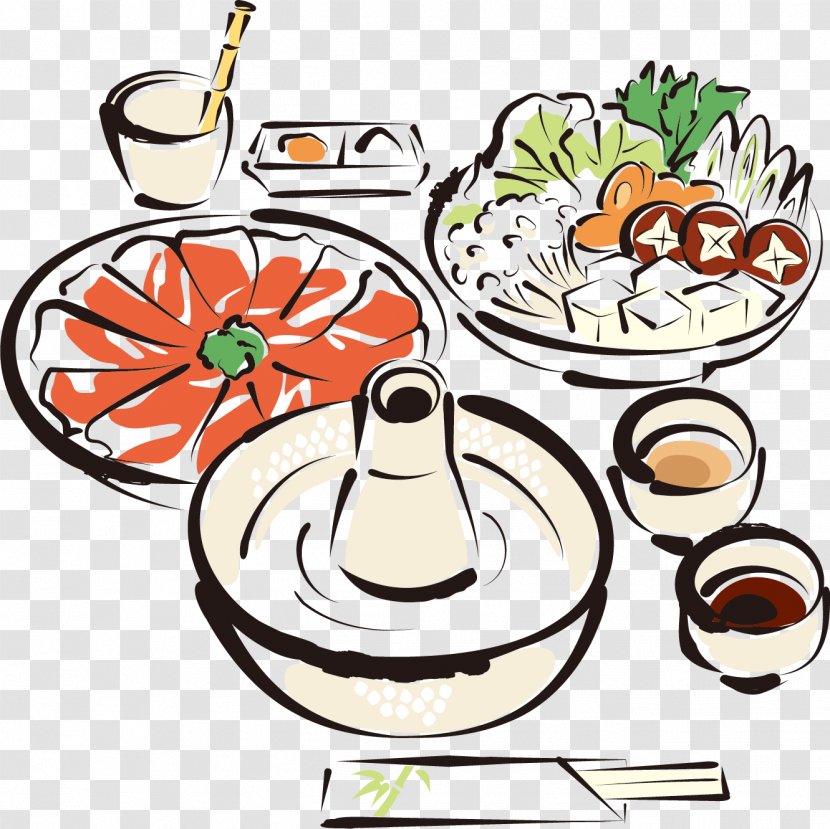 Chongqing Hot Pot Shabu-shabu Japanese Cuisine Nabemono - Meal - Dinner Transparent PNG