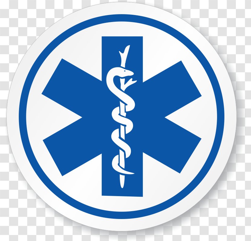 Certified First Responder Emergency Medical Services Community Response Team - High Resolution Star Of Life Clipart Transparent PNG