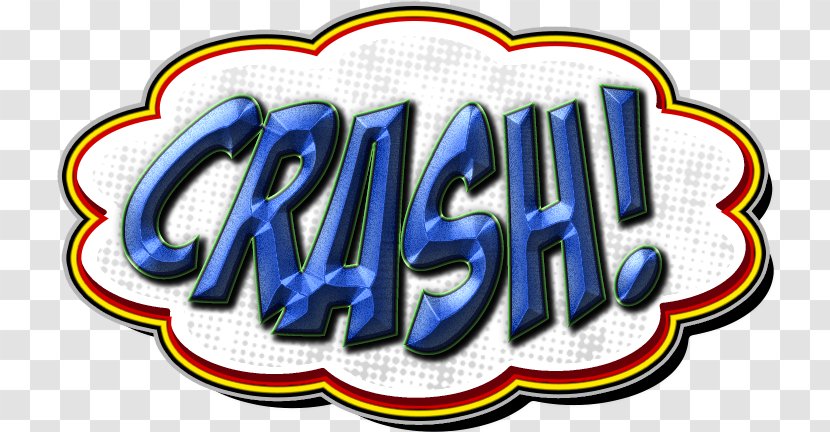 Logo Brand Line Font - Area - Comic Crash Transparent PNG