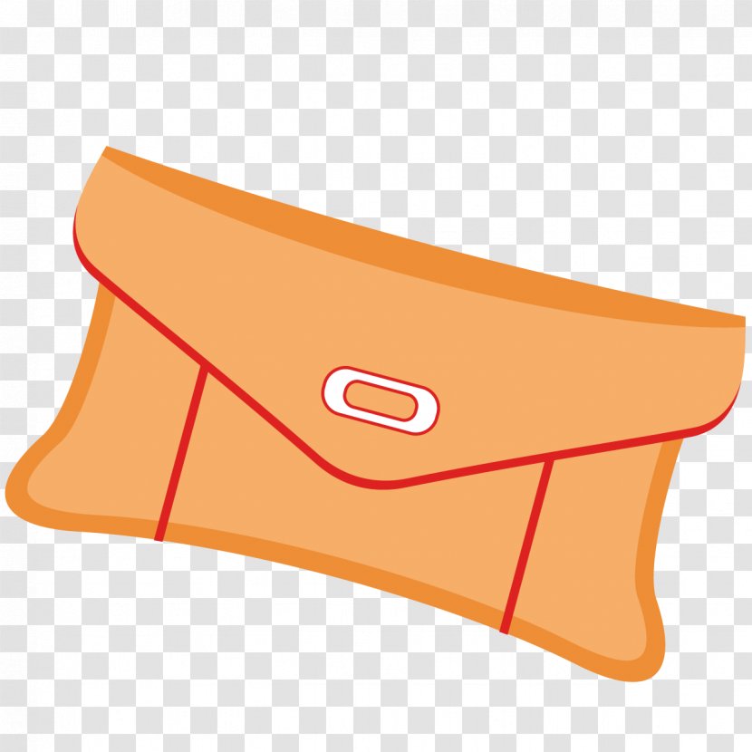 Orange Handbag Wallet - Designer - Purse Transparent PNG