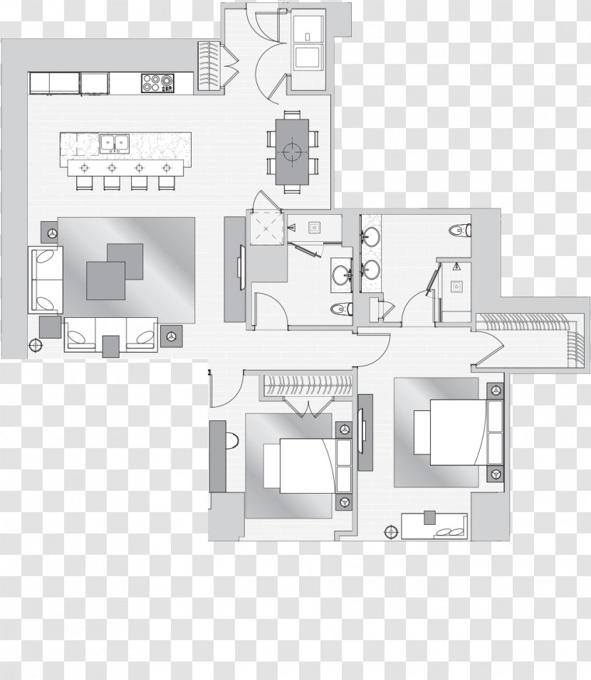 Architecture Floor Plan House - Design Transparent PNG