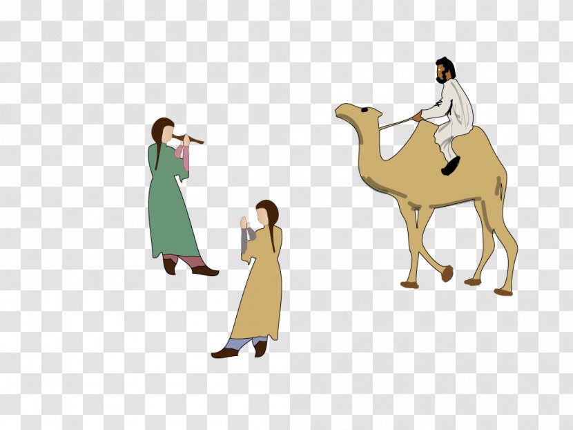 Dromedary Mammal Illustration Giraffe Horse - Industry - Bazaar Poster Transparent PNG