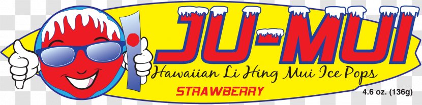 Cuisine Of Hawaii Logo Ju-Mui Li-Hing Pops Li Hing Mui - Banner - Ju Transparent PNG