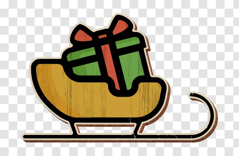 Gift Icon Holiday Present - Sledge - Logo Toboggan Transparent PNG
