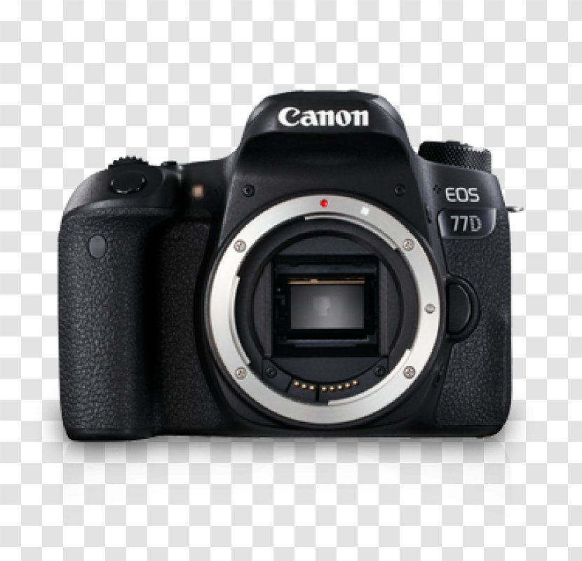 Canon EOS 800D Digital SLR 77D 24.2 MP - Eos 77d 242 Mp Slr Efs 1855mm Is Stm Lens - EF-S 18-55mm IS STM AutofocusBlack Camera Transparent PNG