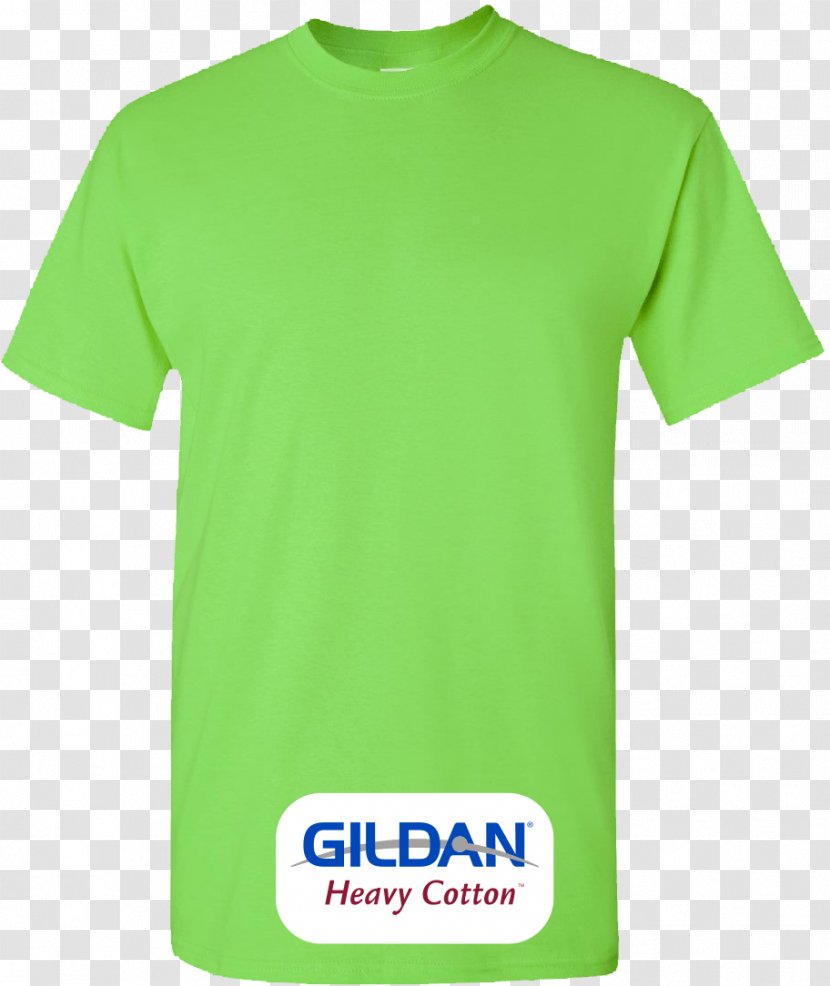 T-shirt Gildan Activewear Clothing Green - Sleeve Transparent PNG