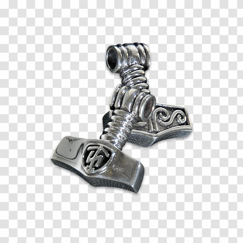 Thor Steinar Mjölnir Norse Mythology Clothing Accessories - Silver Transparent PNG