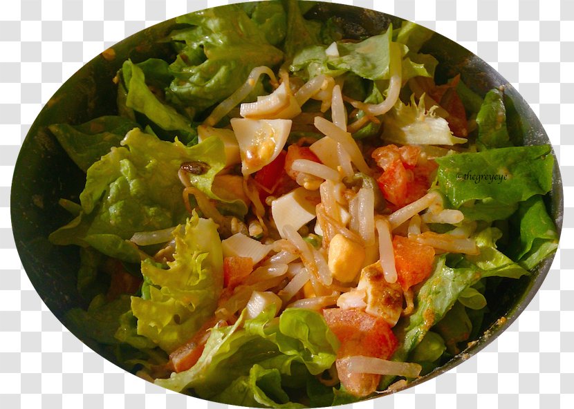 Greek Salad Israeli Fattoush Caesar Vegetarian Cuisine - Leaf Vegetable Transparent PNG