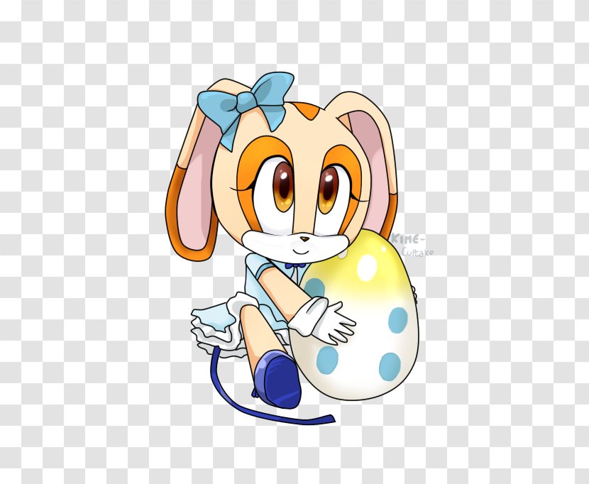 Cream The Rabbit Sonic Heroes Hedgehog Cupcake Transparent PNG