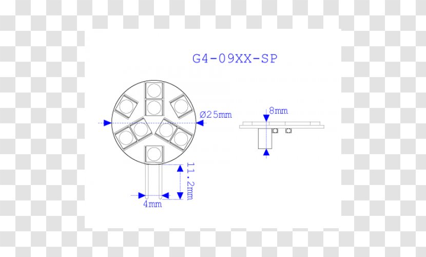 Grafting Giunto Clutch Shaft Tree - Technical Drawing Transparent PNG
