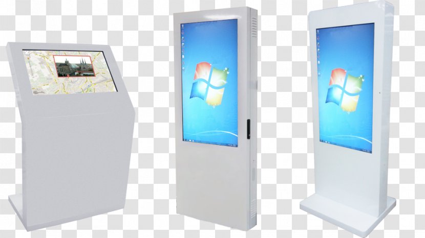Interactive Kiosks Advertising Touchscreen Digital Signs - Industry - Display Transparent PNG